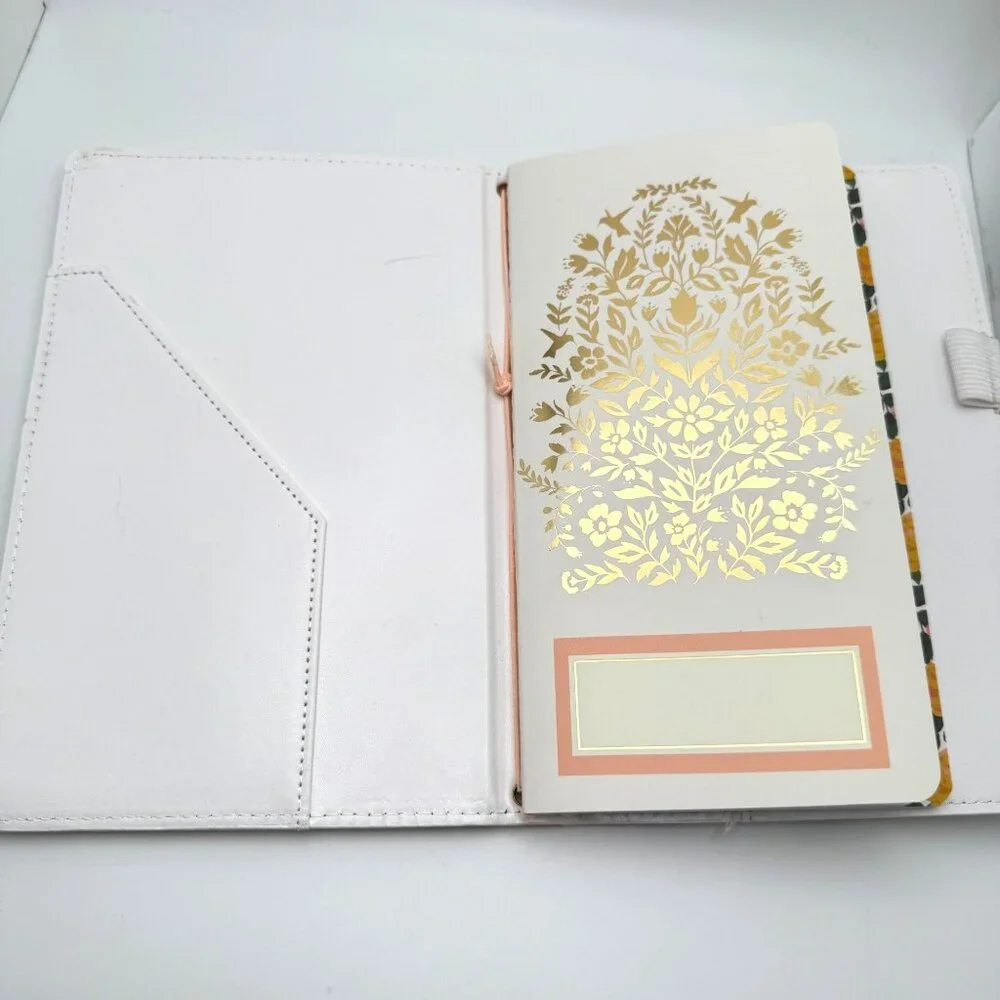 Crate Paper Floral Journal Cover With 2 Inserts Tassel Closure
